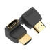 Адаптер Vention HDMI M - HDMI F угловой (H380HDFA)