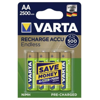 Аккумулятор Varta Rechargeable Accu Endless AA/HR06 Ni-MH 2500 mAh BL 4шт