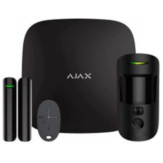 Комплект охранной сигнализации Ajax StarterKit Cam Black (16582.42.BL1/20291.58.bl1)