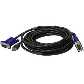 Комплект кабелей D-Link DKVM-CU3 для KVM-переключателей с USB, 3м
