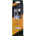 Кабель Grand-X USB-Lightning MFI, 1.2м Grey (FL01NG)