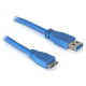 Кабель ATcom USB 3.0 AM/MicroBM 0,8 м blue