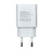 Сетевое зарядное устройство Florence (1USBx2A) White (FL-1020-WM) + кабель MicroUSB