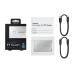 Накопитель внешний SSD 2.5 USB 500GB Samsung T7 Touch Silver (MU-PC500S/WW)