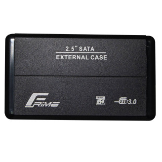 Внешний карман Frime SATA HDD/SSD 2.5, USB 3.0, Metal, Black (FHE20.25U30)