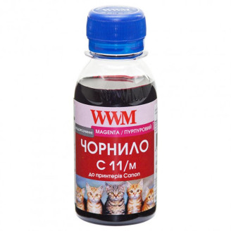 Чернила WWM Canon CL-511С/CL-513С/CLI-521M (Magenta) (C11/M-2) 100г