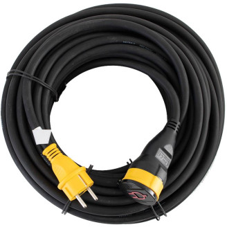 Удлинитель Stanley Fatmax 10 м, 3x1.5мм2, IP44, самозакрывающаяся розетка (SXECCR91A1E)