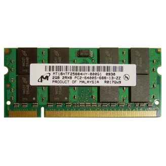 Модуль памяти SO-DIMM 2GB/800 DDR2 Micron (MT16HTF25664HY-800G1) Refurbished