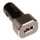 Автомобильное зарядное устройство Grand-X (1xUSB 3А) QС 3.0, AFC, FCP, 18W Black (CH-27TC) + кабель USB Type C