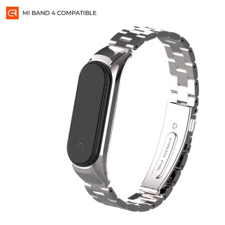 Ремешок Armorstandart Metal для Xiaomi Mi Band 4/3 Silver (ARM55550)