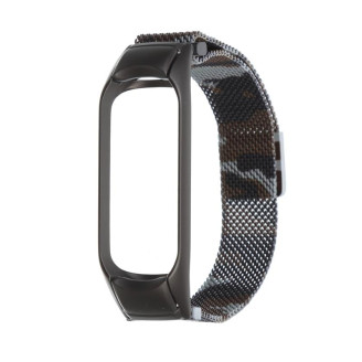 Ремешок Armorstandart Metal Milanese Magnetic для Xiaomi Mi Band 4/3 Camo Brown (ARM55916)