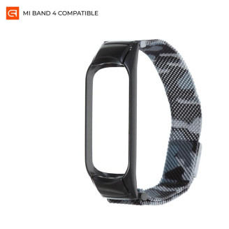 Ремешок Armorstandart Metal Milanese Magnetic для Xiaomi Mi Band 4/3 Camo White (ARM55548)