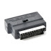 Адаптер Cablexpert SCART - S-Video, 3xRCA (M/F), черный (CCV-4415) пакет