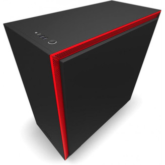 Корпус NZXT H710 Matte Black-Red (CA-H710B-BR) без БП