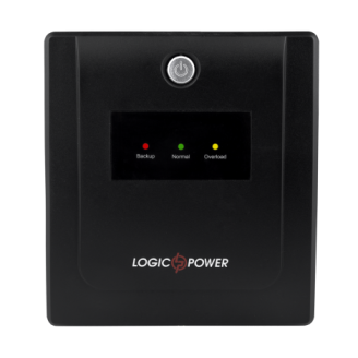 ИБП LogicPower LPM-U850VA-P, Lin.int., AVR, 2 х евро, USB, LED, пластик