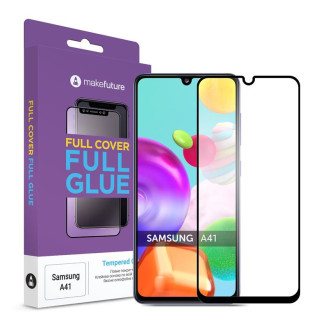 Защитное стекло MakeFuture для Samsung Galaxy A41 SM-A415 Full Cover Full Glue, 0.25mm (MGF-SA41)