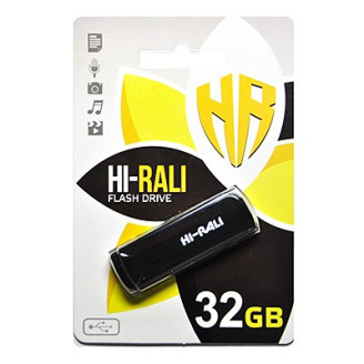 Флеш-накопитель USB 32GB Hi-Rali Taga Series Black (HI-32GBTAGBK)