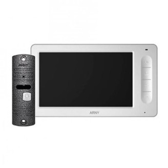 Комплект домофон + вызывная панель AVD-7005 White/Gray