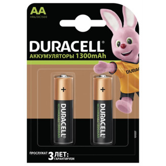 Аккумулятор Duracell DC1500 Ni-MH AA/HR06 1300 mAh BL 2шт