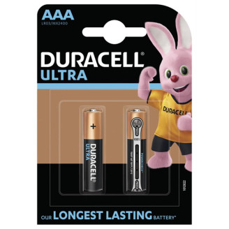 Батарейка Duracell Ultra AAA/LR03 BL 2шт