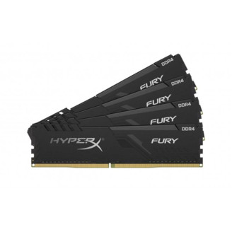 Модуль памяти DDR4 4x16GB/3200 Kingston HyperX Fury Black (HX432C16FB4K4/64)