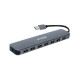 Концентратор USB2.0 D-Link DUB-H7 E1A Black 7хUSB2.0