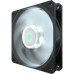 Вентилятор CoolerMaster SickleFlow 120 White LED (MFX-B2DN-18NPW-R1), 120х120х25 мм, 4pin, Single pack w/o Hub