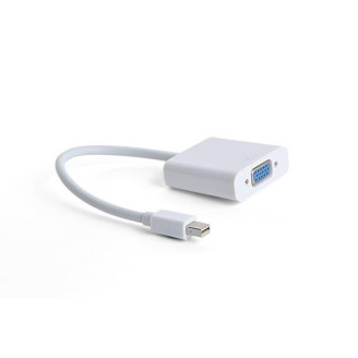 Адаптер Cablexpert (A-mDPM-VGAF-02-W) MiniDisplayPort-VGA, 0.15м, White