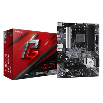 Материнская плата ASRock B550 Phantom Gaming 4 Socket AM4