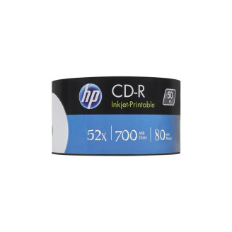 CD-R HP (69312 /CRE00017WIP-3) 700MB 52x IJ Print, шпиндель, 50 шт