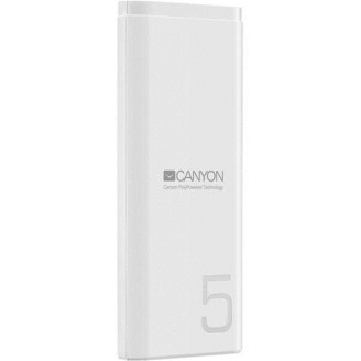 Универсальная мобильная батарея Canyon 5000mAh White (CNE-CPB05W)