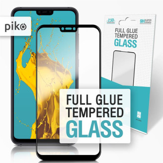 Защитное стекло Piko для Xiaomi Mi 8 Lite Black Full Glue, 0.3mm, 2.5D (1283126487965)