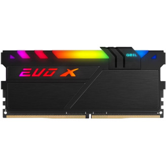 Модуль памяти DDR4 8GB/3200 Geil EVO X II Black RGB LED (GEXSB48GB3200C16ASC)