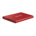 Накопитель внешний SSD 2.5 USB 1.0TB Samsung T7 Red (MU-PC1T0R/WW)