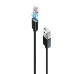 Кабель Grand-X USB - Lightning (M/M), магнитный, 1 м, Black (MG-01L)