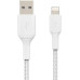 Кабель Belkin Braided USB-Lightning, 1м White (CAA002BT1MWH)