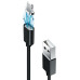 Кабель Grand-X USB - Lightning (M/M), магнитный, 1 м, Black (MG-01L)