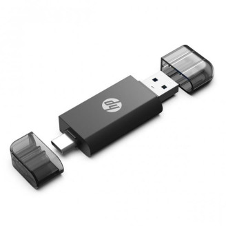 Кардридер HP OTG USB3.1 Type-C - USB/SD/TF (DHC-CT102) Black