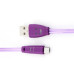 Кабель Dengos USB-microUSB LED 1м Purple (PLS-M-LED-PLSK-PURPLE)