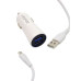 Автомобильное зарядное устройство Aspor A902C (2USB 2.4A) White (920006) + кабель Lightning