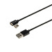 Кабель Grand-X USB - Lightning (M/M), магнитный, 1 м, Black (MG-01L)