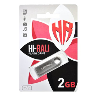 Флеш-накопитель USB 2GB Hi-Rali Shuttle Series Black (HI-2GBSHBK)