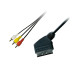 Кабель Piko (1283126473975) SCART-3xRCA, 1.5м Black