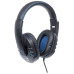 Гарнитура Intracom Manhattan Gaming Headset with LEDs Black/Blue (176088)