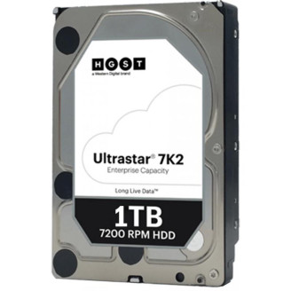 Накопитель HDD SATA 1.0TB WD Ultrastar 7K2 7200rpm 128MB (HUS722T1TALA604/1W10001)