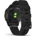 Смарт-часы Garmin Fenix 6 Sapphire Black DLC with HeatheRed Black Nylon Band (010-02158-17)