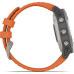 Смарт-часы Garmin Fenix 6 Sapphire Titanium with Ember Orange Band (010-02158-14)