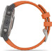 Смарт-часы Garmin Fenix 6 Sapphire Titanium with Ember Orange Band (010-02158-14)