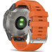 Смарт-часы Garmin Fenix 6 Sapphire Titanium with Ember Orange Band (010-02158-14)