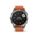 Смарт-часы Garmin Fenix 6 Sapphire Titanium with Ember Orange Band (010-02158-14)